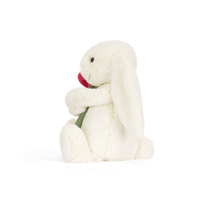Jethtllycat Cream Bunny with Rose