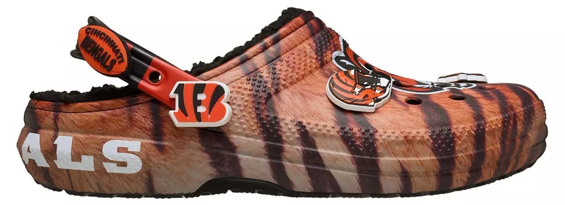 Crothtcs NFthtL Classic Cincinnati Bengals Lined Clog