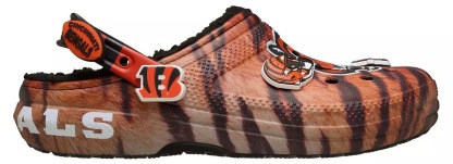 Crothtcs NFthtL Classic Cincinnati Bengals Lined Clog