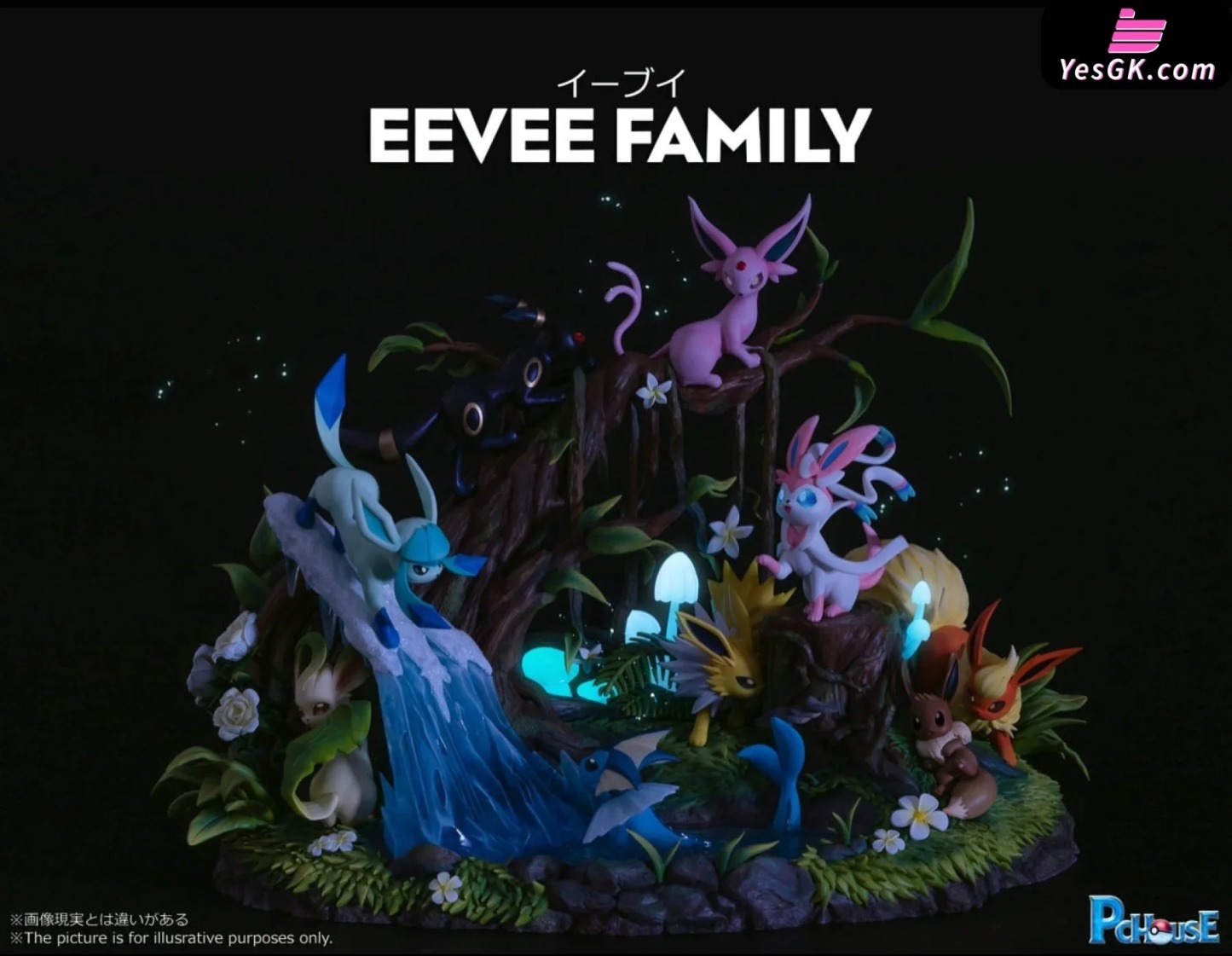 【Hurry! 60% Off】PC Hothtuse Studio Pokémthton Eethtvee Family Resin GK Statue - Limited Time Only!