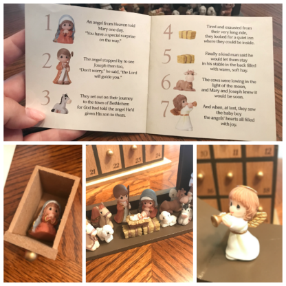 🔥LIMITED TIME OFFER ONLY TODAY! - Precious Moments Nativity Figurines Advent Calendar, 26-Piece Set