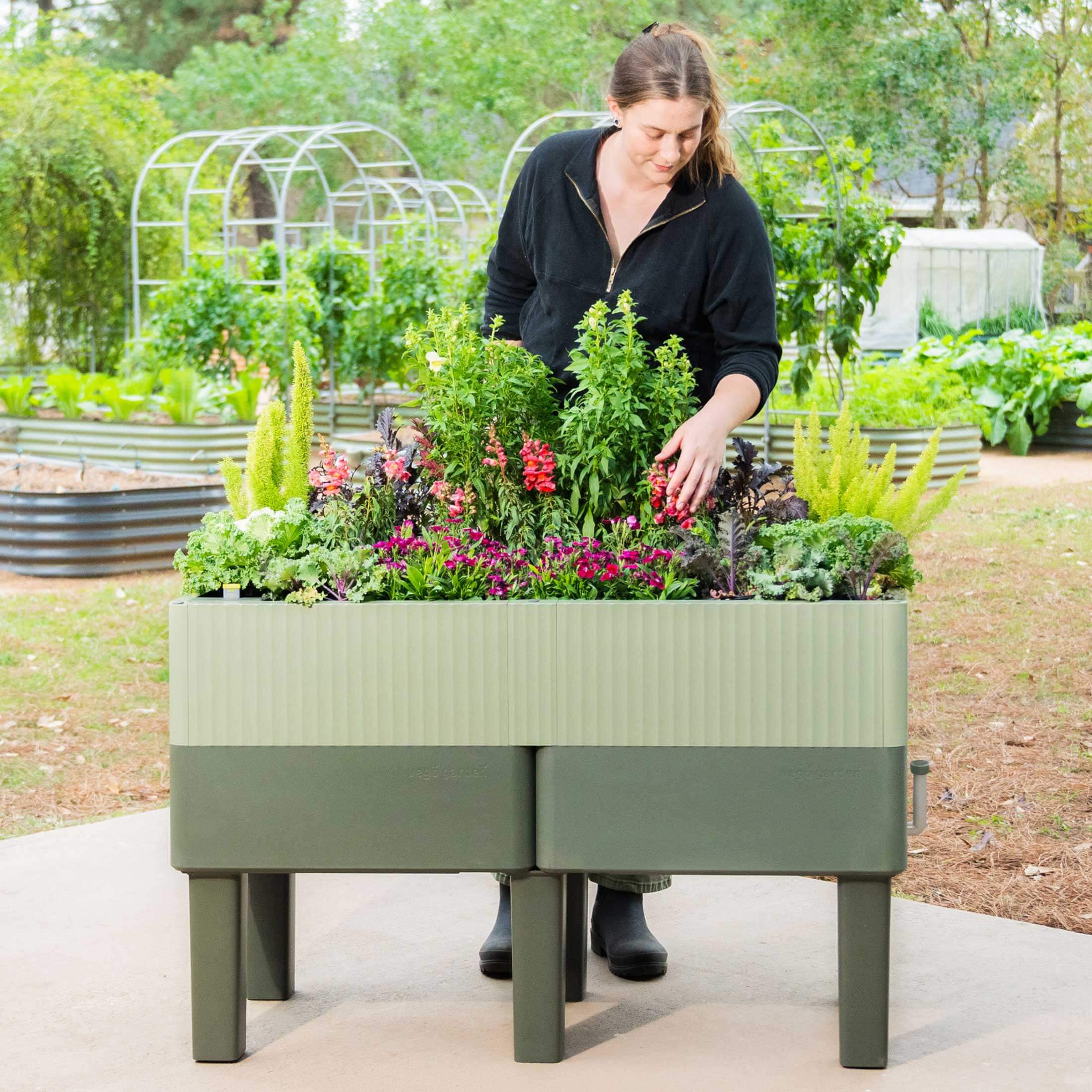 The EZthtCube Self-Watering Planter