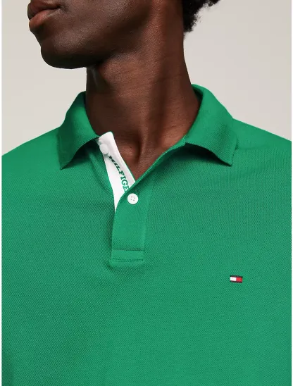 Regular Fit Monotype Placket Polo