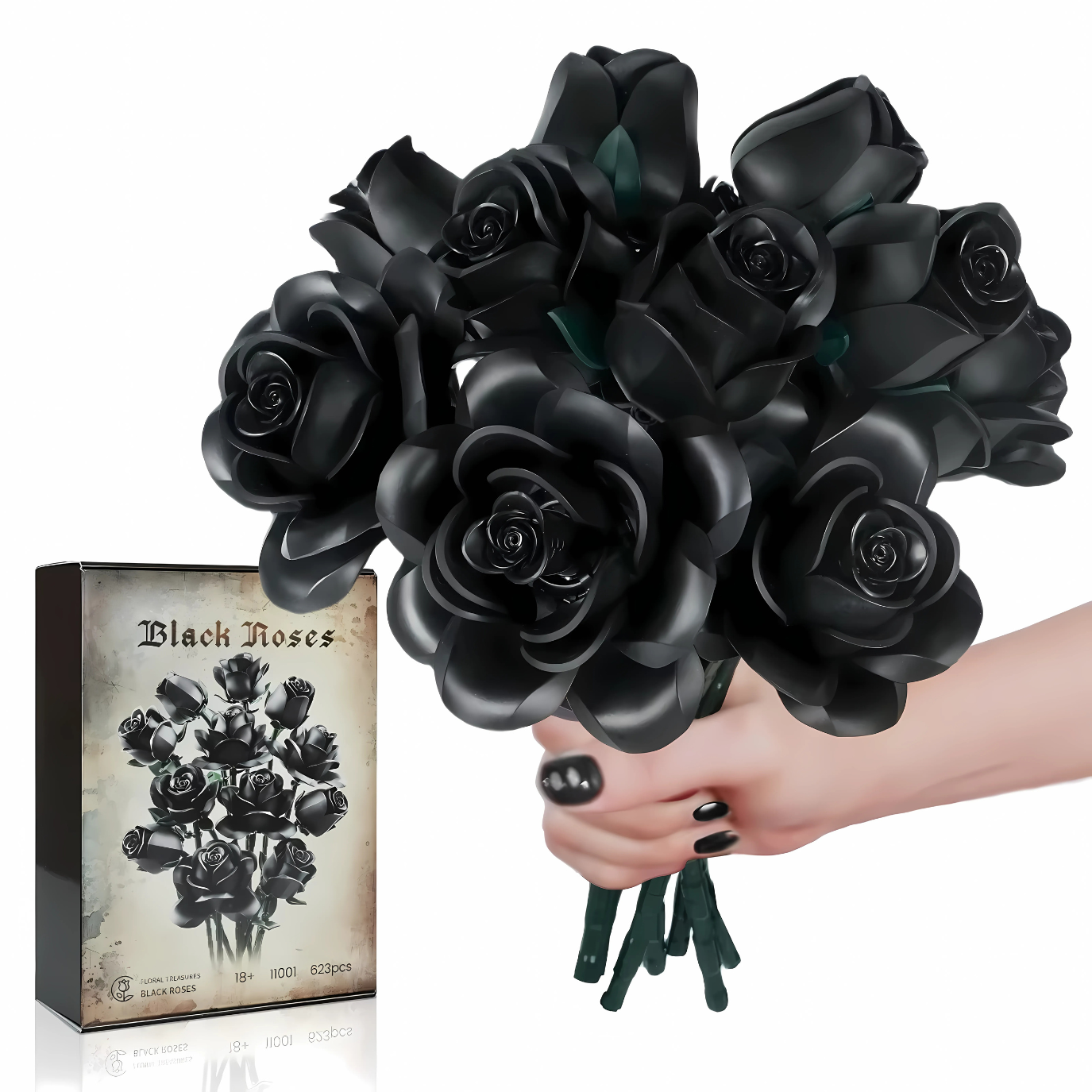 The Obsidian Petal Bouquet