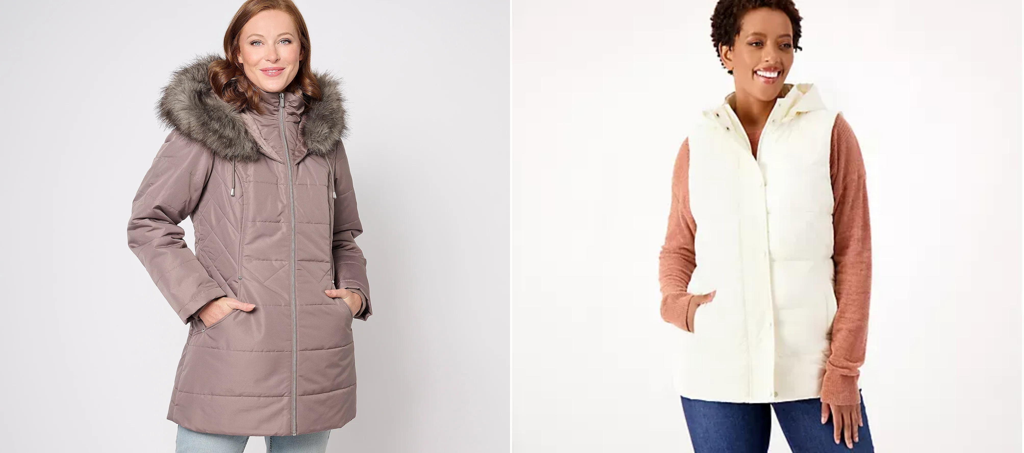 💥QthtVC Last Day Christmas Sale!!!🎉Suthtsan Graver Water Resistant Quilted Puffer Jacket with Hood