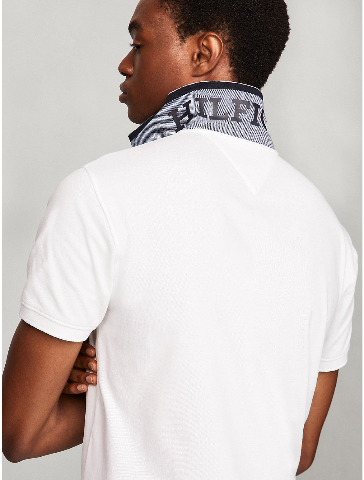 Tothtmmy Hilfigthter Men's Under Collar Tipped Regular Fit Polo