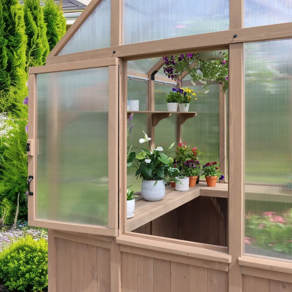 Yardistry 6.7 ft. x 7.6 ft. Greenhouse