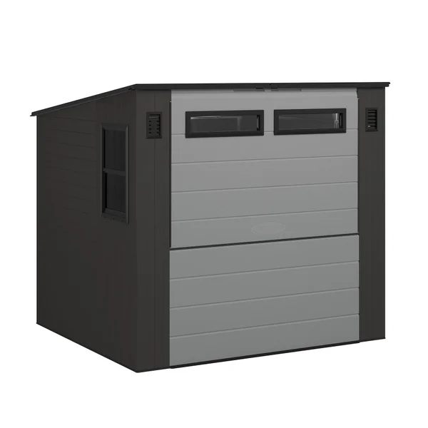 Suncast 8 ft. x 7 ft. Cabana Storage and Entertainment Shed