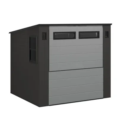 Suncast 8 ft. x 7 ft. Cabana Storage and Entertainment Shed
