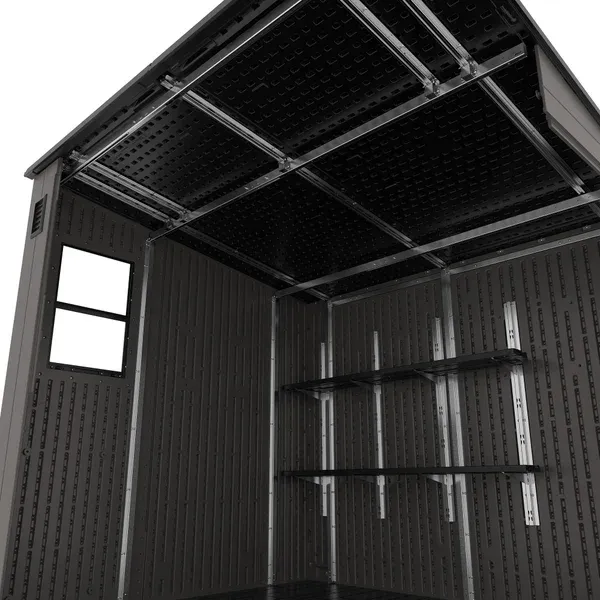 Suncast 8 ft. x 7 ft. Cabana Storage and Entertainment Shed