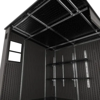Suncast 8 ft. x 7 ft. Cabana Storage and Entertainment Shed