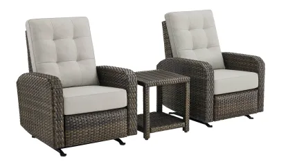 Thomasville Barela 3-Piece Glider Recliner Set