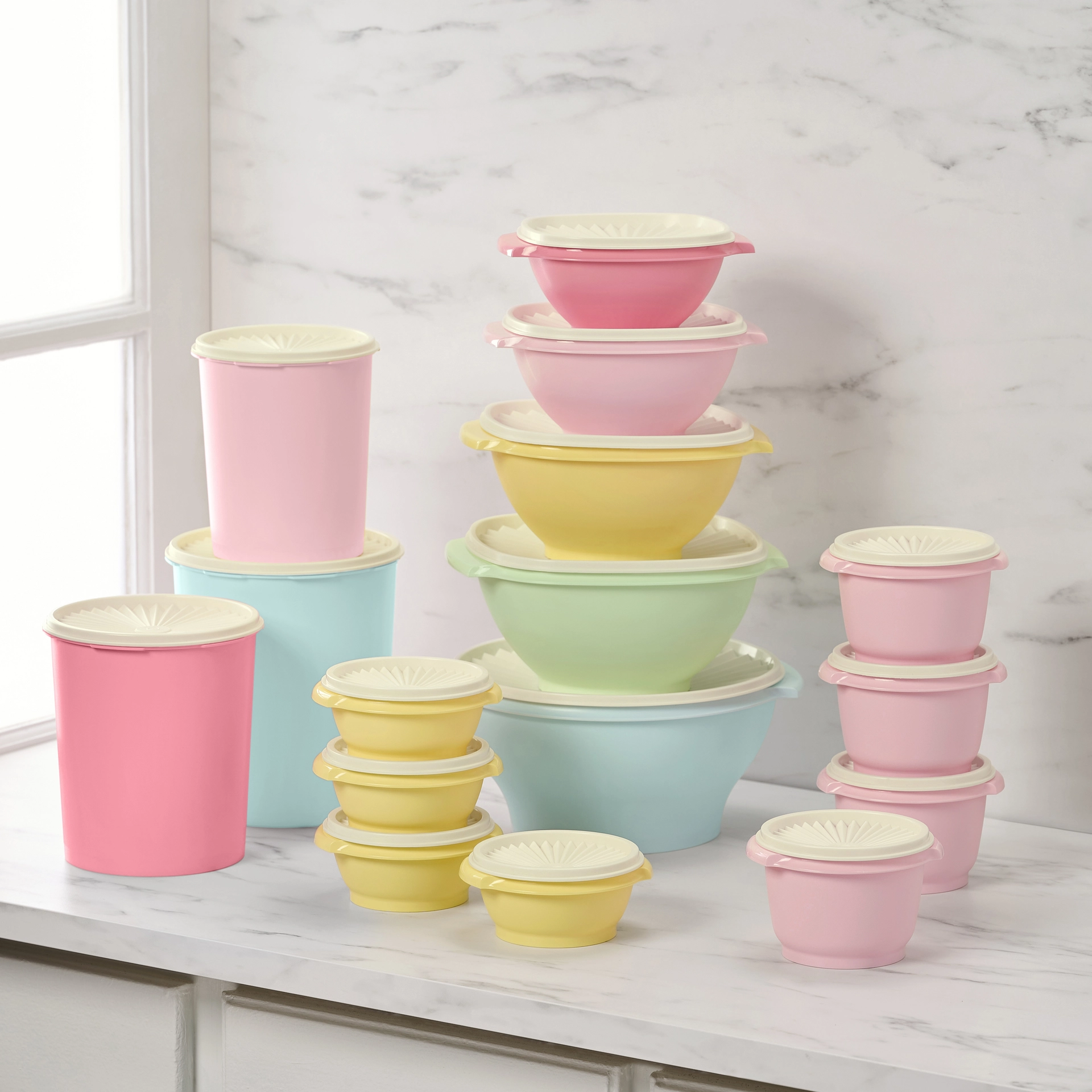 Tupperthtware Heritage Collection Food Storage Containers, 32-pieces