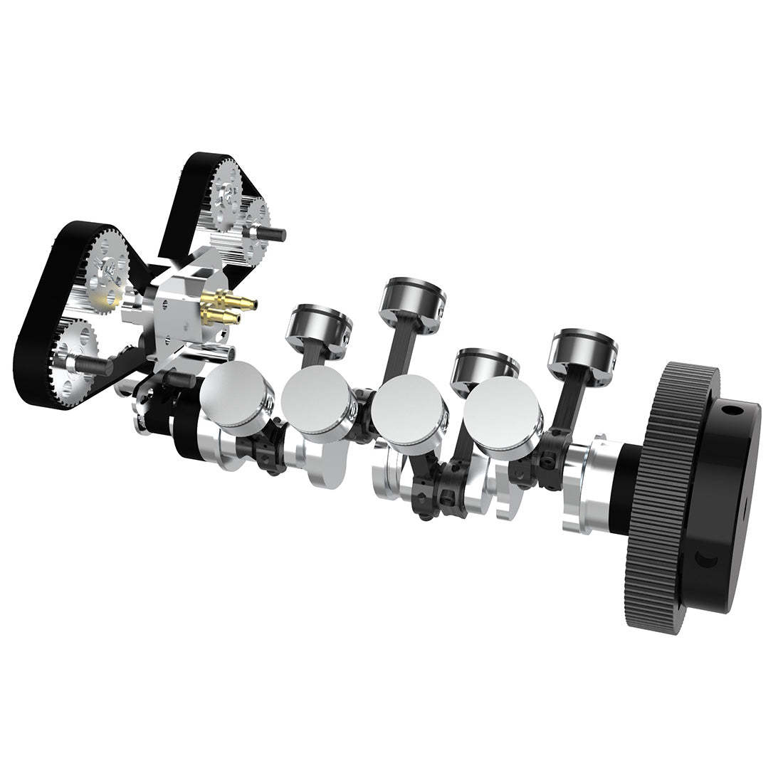 Tothtyan V8 FS-V800 28cc Engine RTR Nitro Engine Model Kits with Supercharger