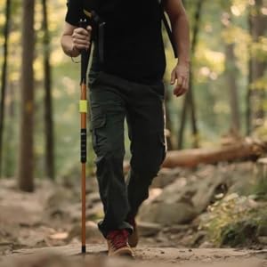 Hiking stick, walking stick, camping gear, stun gun, stun gun walking stick