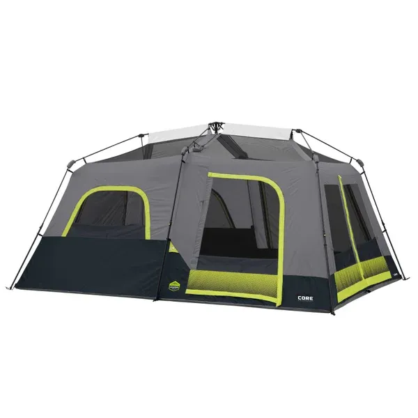 COthtRE 10-Person Lighted Instant Cabin Tent