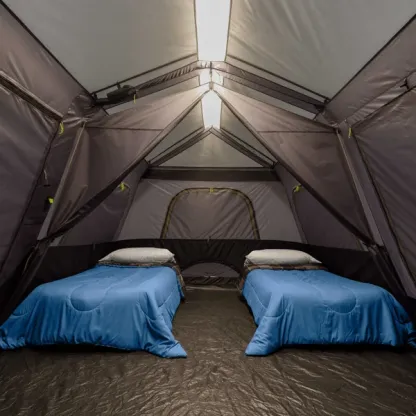 COthtRE 10-Person Lighted Instant Cabin Tent