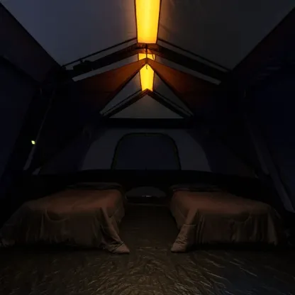 COthtRE 10-Person Lighted Instant Cabin Tent