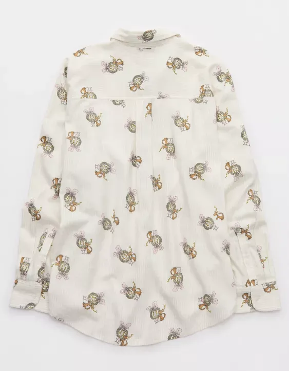 Aerie Flannel Pajama Shirt