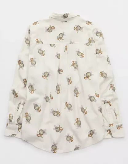 Aerie Flannel Pajama Shirt