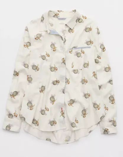 Aerie Flannel Pajama Shirt