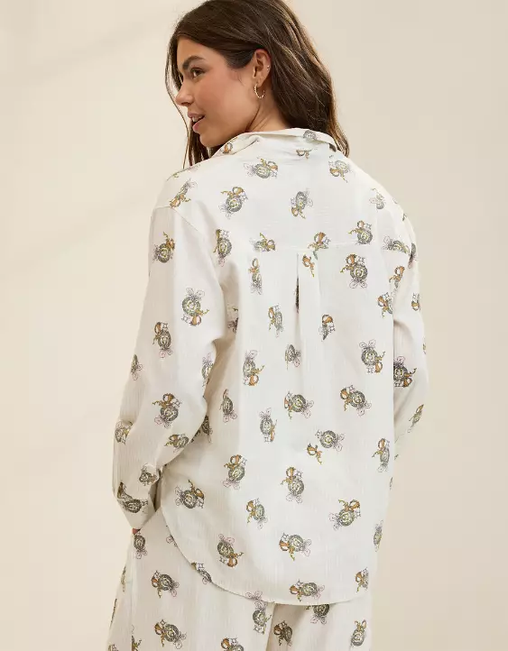 Aerie Flannel Pajama Shirt