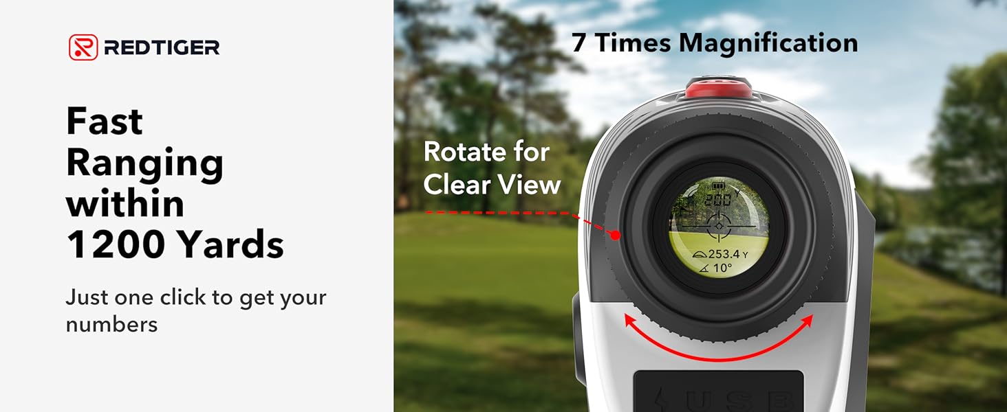 Golf Range Finder clear view