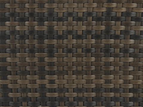 Close up detailed image of the wicker weaving