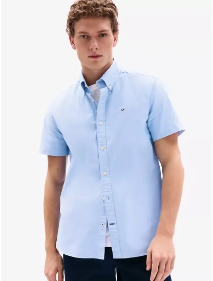Regular Fit Stretch Oxford Shirt