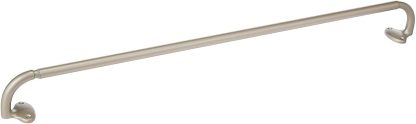 Adjustable Room Darkening Blackout Curtain Rod, 48" to 88", Nickel