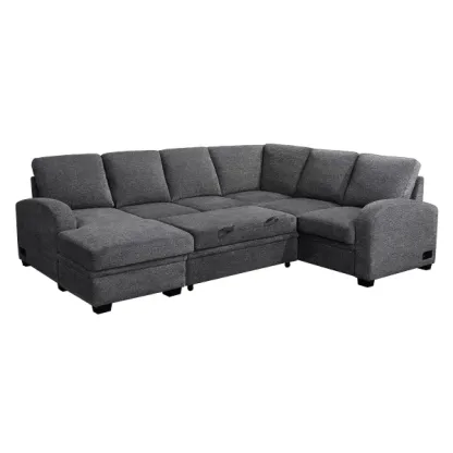 CodTHTdle Aria Sleeper Sectional with Reversible Chaise and Storage