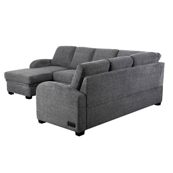 CodTHTdle Aria Sleeper Sectional with Reversible Chaise and Storage