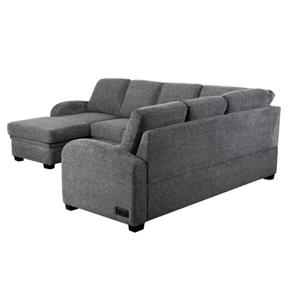 CodTHTdle Aria Sleeper Sectional with Reversible Chaise and Storage
