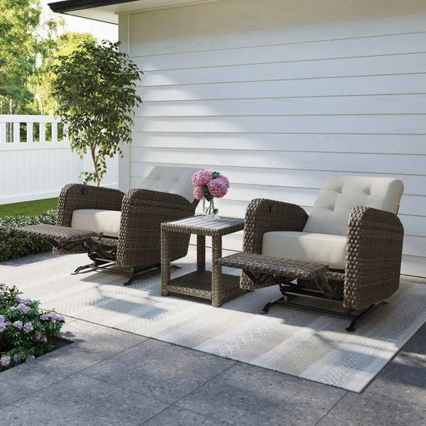 Thomasville Barela 3-Piece Glider Recliner Set