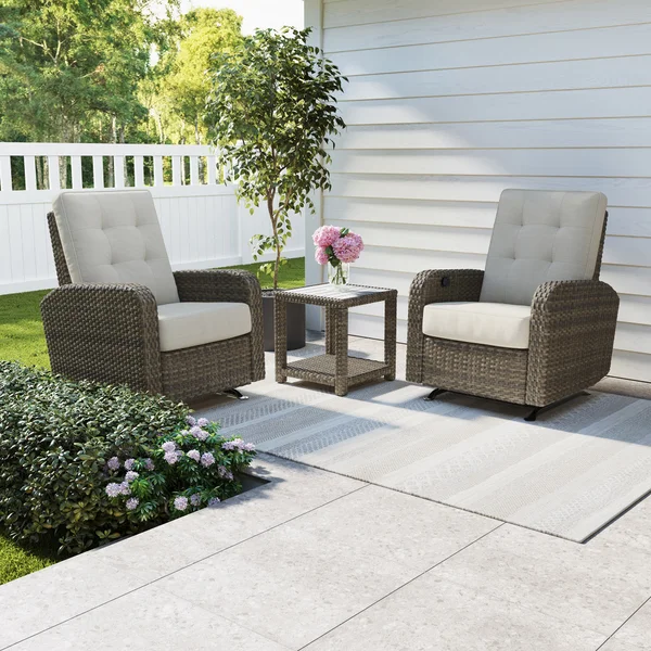 Thomasville Barela 3-Piece Glider Recliner Set