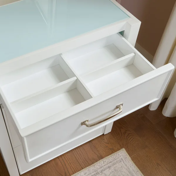 Odessa Lift-top Vanity with LED Lighted Mirror
