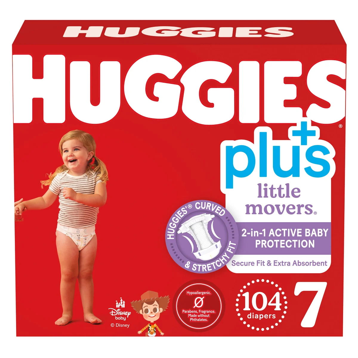 Huthtggies Plus Diapers Sizes 3 - 7