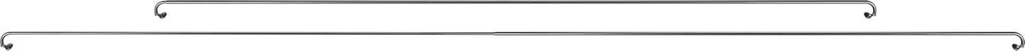 Adjustable Room Darkening Blackout Curtain Rod, 48" to 88", Nickel