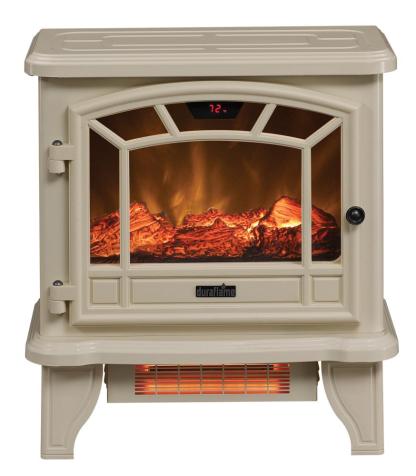 🔥Last Day Clearance🎄Durathtflame Infrared Stove Heater with Remote Control