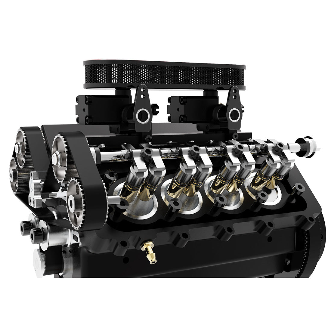 Tothtyan V8 FS-V800 28cc Engine RTR Nitro Engine Model Kits with Supercharger
