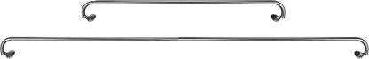 Adjustable Room Darkening Blackout Curtain Rod, 48" to 88", Nickel