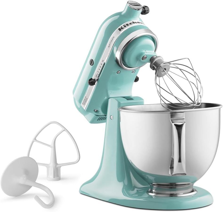 KitchethtnAid Artisan Series 5-Quart Tilt-Head Stand Mixer, Empire Red, KSM150PSER