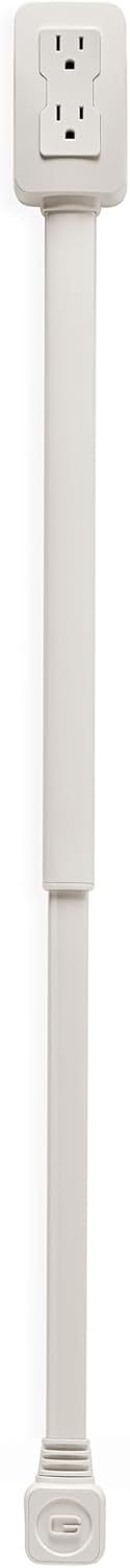 Electrical Outlet Extender. Access Hard-to-Reach Outlets! Features USB-A, USB-C, and 2 AC Outlets, Extends 22"-34", Rotates 180°. Use Behind Couches, Nightstands, Desks, and More.