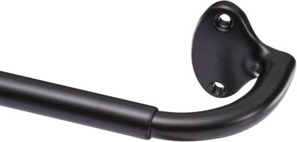 Adjustable Room Darkening Blackout Curtain Rod, 48" to 88", Nickel