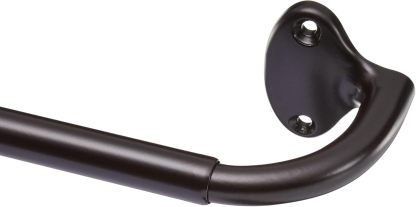 Adjustable Room Darkening Blackout Curtain Rod, 48" to 88", Nickel