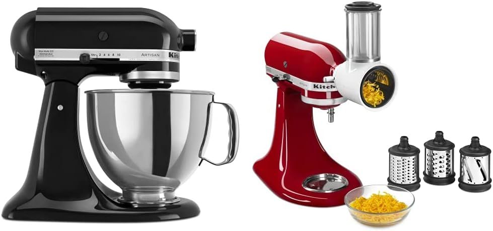 KitchethtnAid Artisan Series 5-Quart Tilt-Head Stand Mixer, Empire Red, KSM150PSER