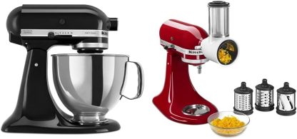 KitchethtnAid Artisan Series 5-Quart Tilt-Head Stand Mixer, Empire Red, KSM150PSER
