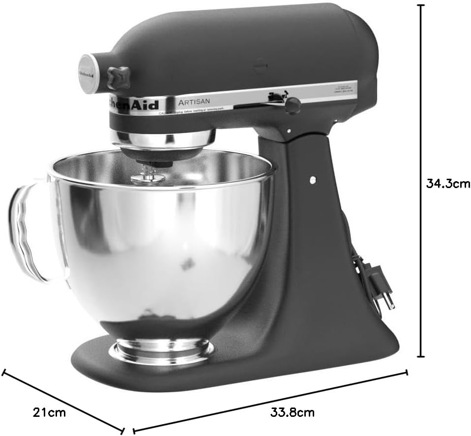 KitchethtnAid Artisan Series 5-Quart Tilt-Head Stand Mixer, Empire Red, KSM150PSER