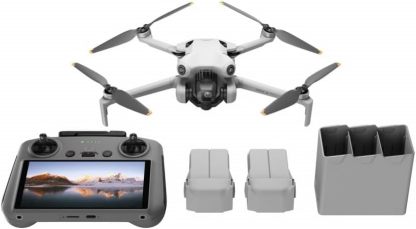 DJI Mini 4 Pro (DJI RC 2), Drones with Camera for Adults 4K, Under 0.549 lbs/249 g, 34 Mins Flight Time, 20km Max Video Transmission Distance, Omnidirectional Vision Sensing, Mini Drone for Beginners