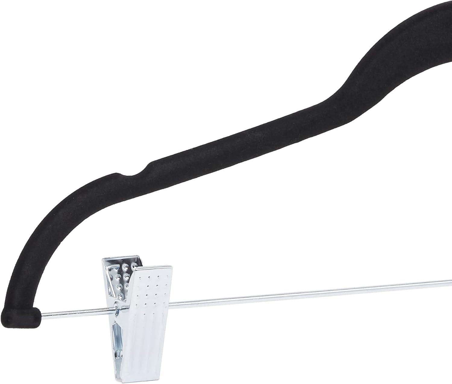 Velvet, Non-Slip Suit Clothes Hangers, Ivory/Rose Gold - Pack of 30